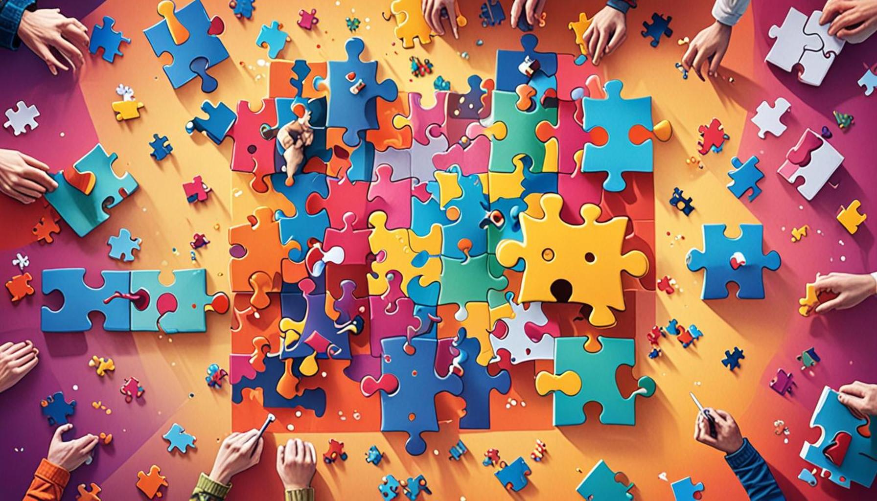 Social Engagement Through Cognitive Challenges: Building Connections with Collaborative Puzzles and Games